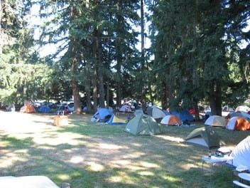 Camp in a tent!